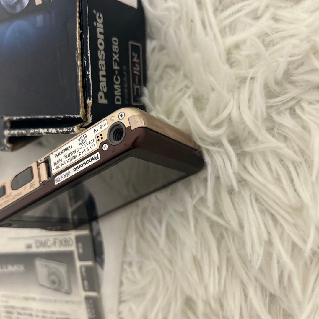極美品】 LUMIX DMC-FX80 付属品付き ゴールド デジカメ - メルカリ