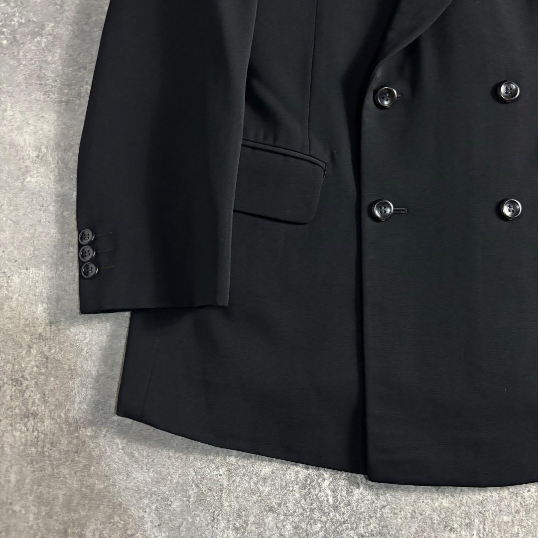 vintage】セットアップ ダブル ブラック 極上ウール ディオール