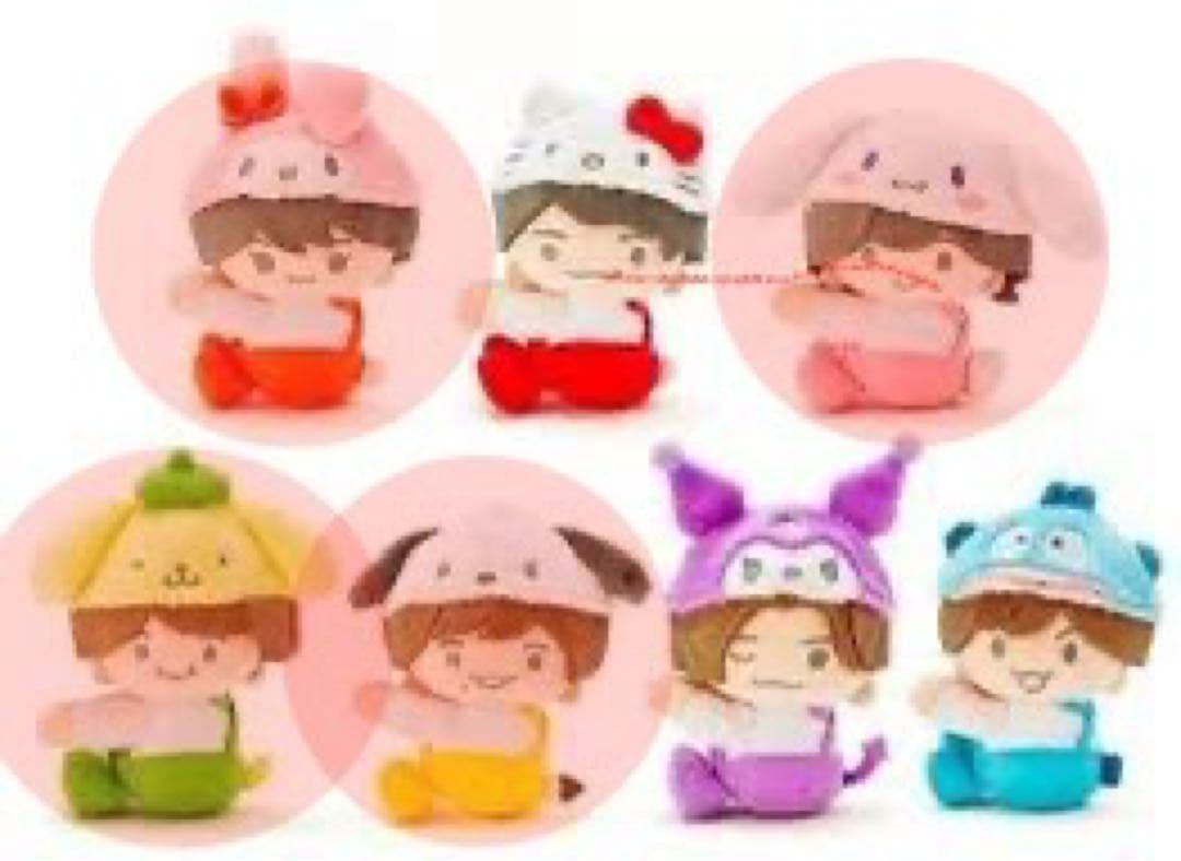 なにわ男子 サンリオクリップマスコット 大西流星 道枝駿佑 長尾謙杜