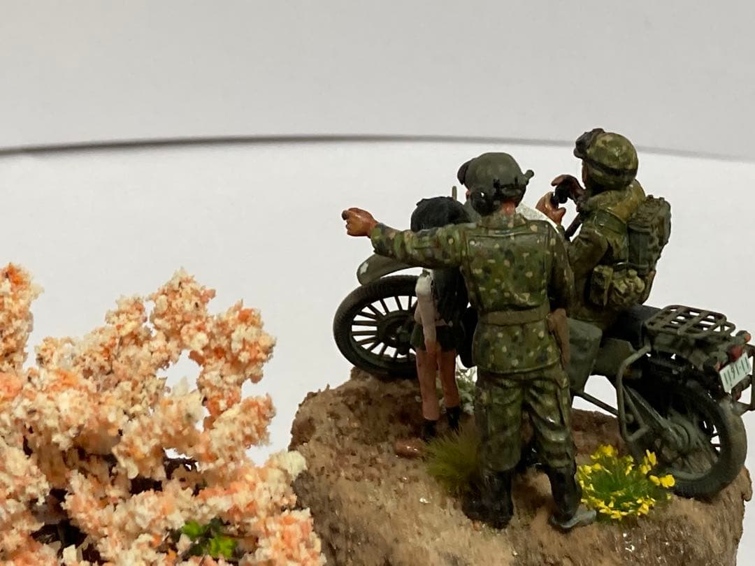 海上自衛隊 ジオラマ完成品 【絆の記憶 災害派遣】 1/700 艦船モデル