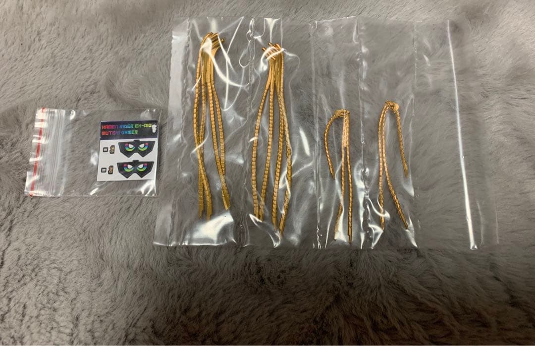 新品】フィギュアーツ仮面ライダーエグゼイドムテキ専用 軟質髪パーツ+