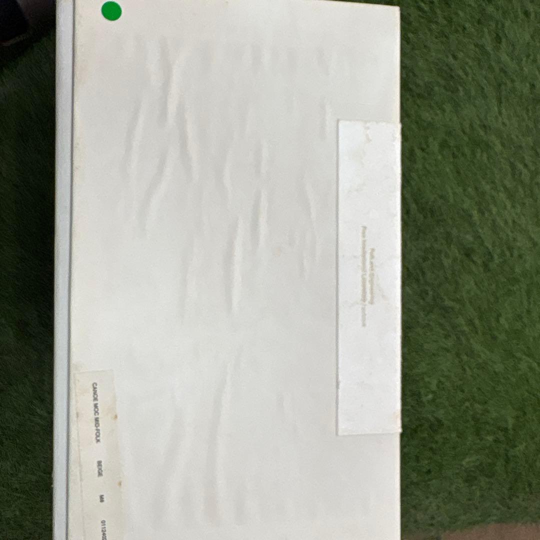 visvim CANOE MOC FOLK ハンドメイド ベージュ スエード - 靴