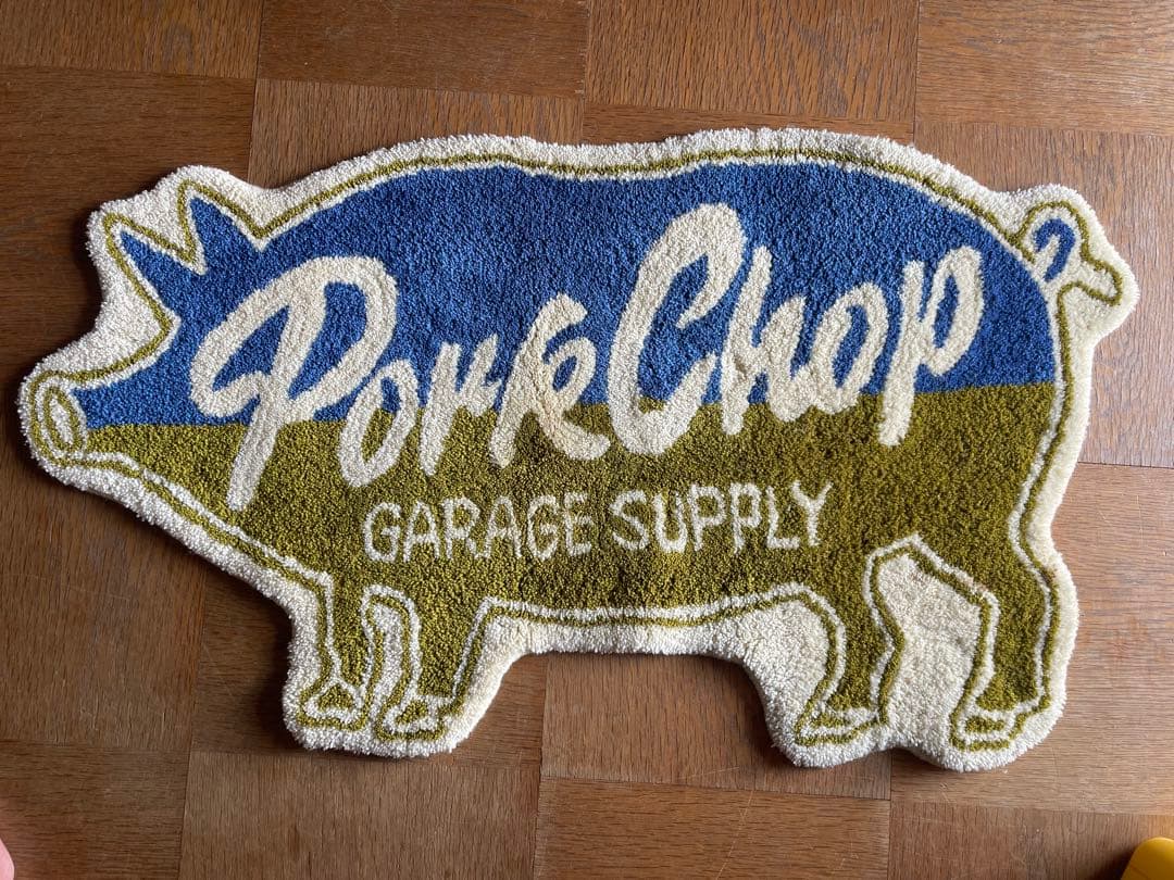 ポークチョップ　PORKCHOP 【ラグ マット】 PORKCHOP ラグ マット