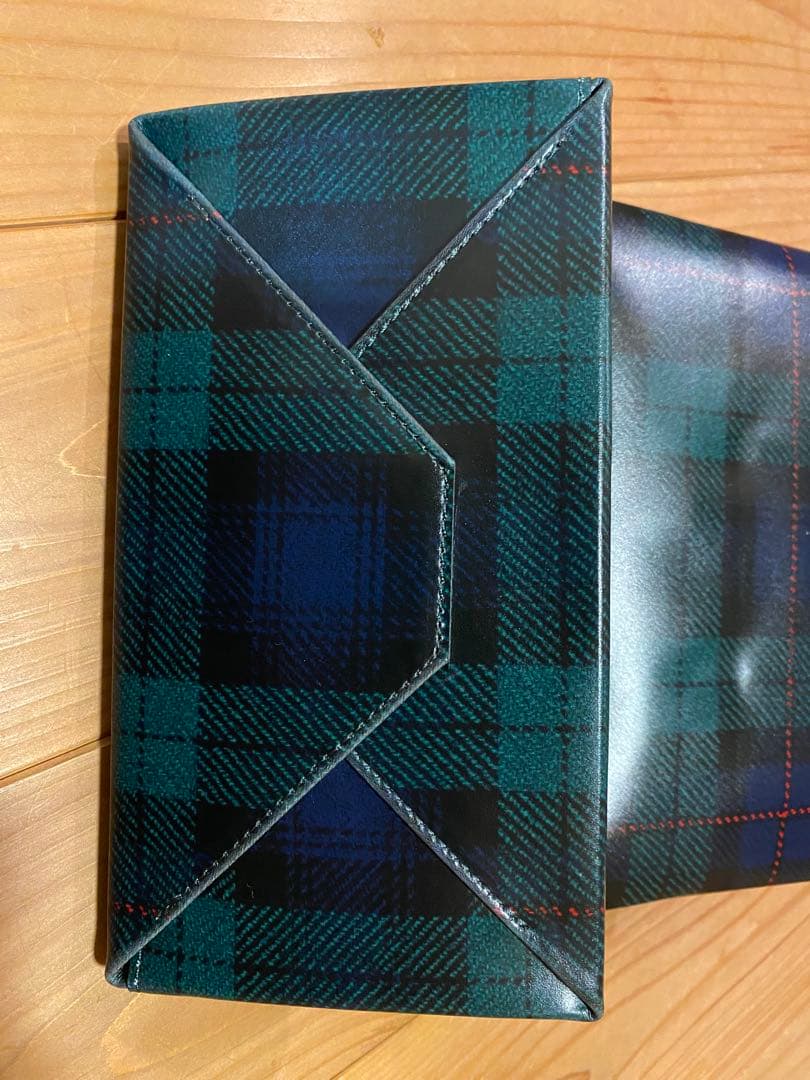 アンノウンプロダクツ 伊勢丹限定 レザーペーパーバッグ ブラック