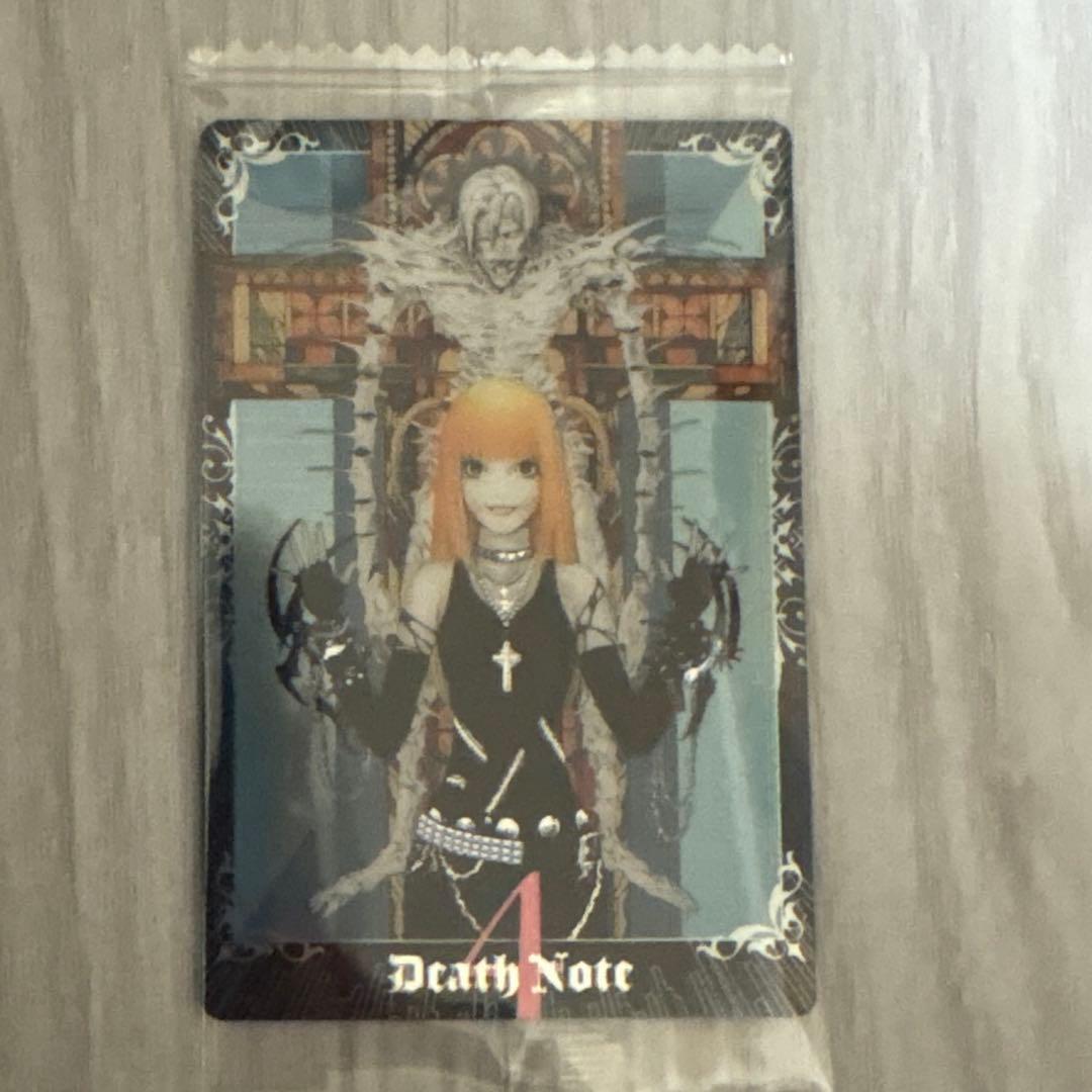 美品] [未開封] DEATH NOTE ウエハース 弥 海砂 - メルカリ