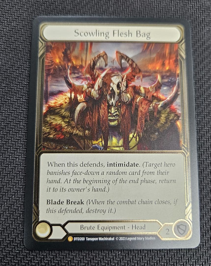 FAB　Scowling Flesh Bag Scowling Flesh Bag | Flesh and Blood FAB Cards
