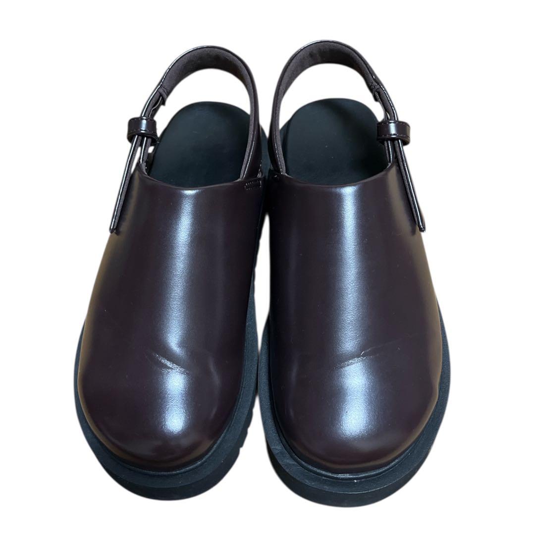 UNIQLO:C ユニクロ:シー クロッグシューズ 茶 23.5~24cm - メルカリ