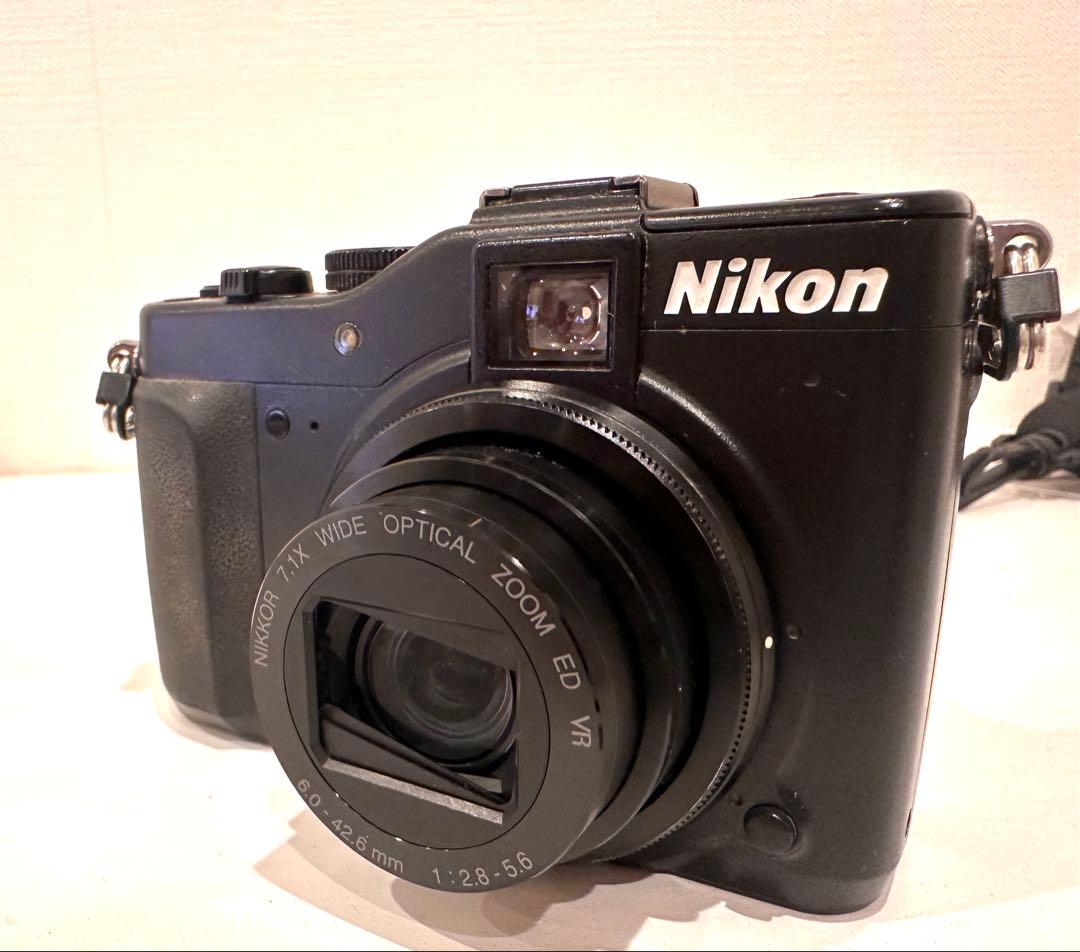 Nikon coolpix p7000 バッテリー、 SDカード、充電器付 - メルカリ