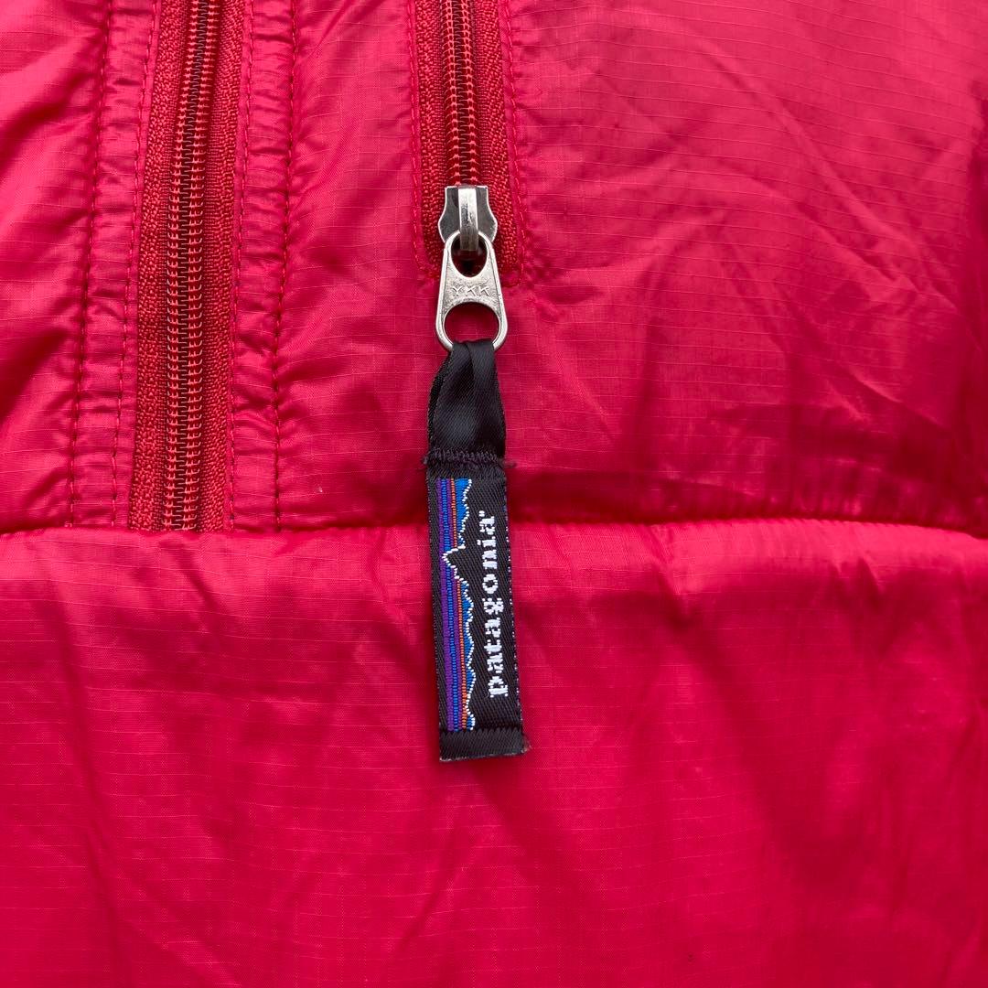 美品 90s USA製 パタゴニア パフボール プルオーバー レッド ダウン L