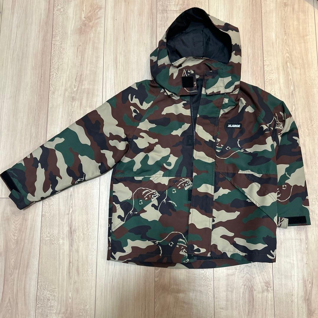 XLARGE 迷彩柄 フード付きジャケット - メルカリ