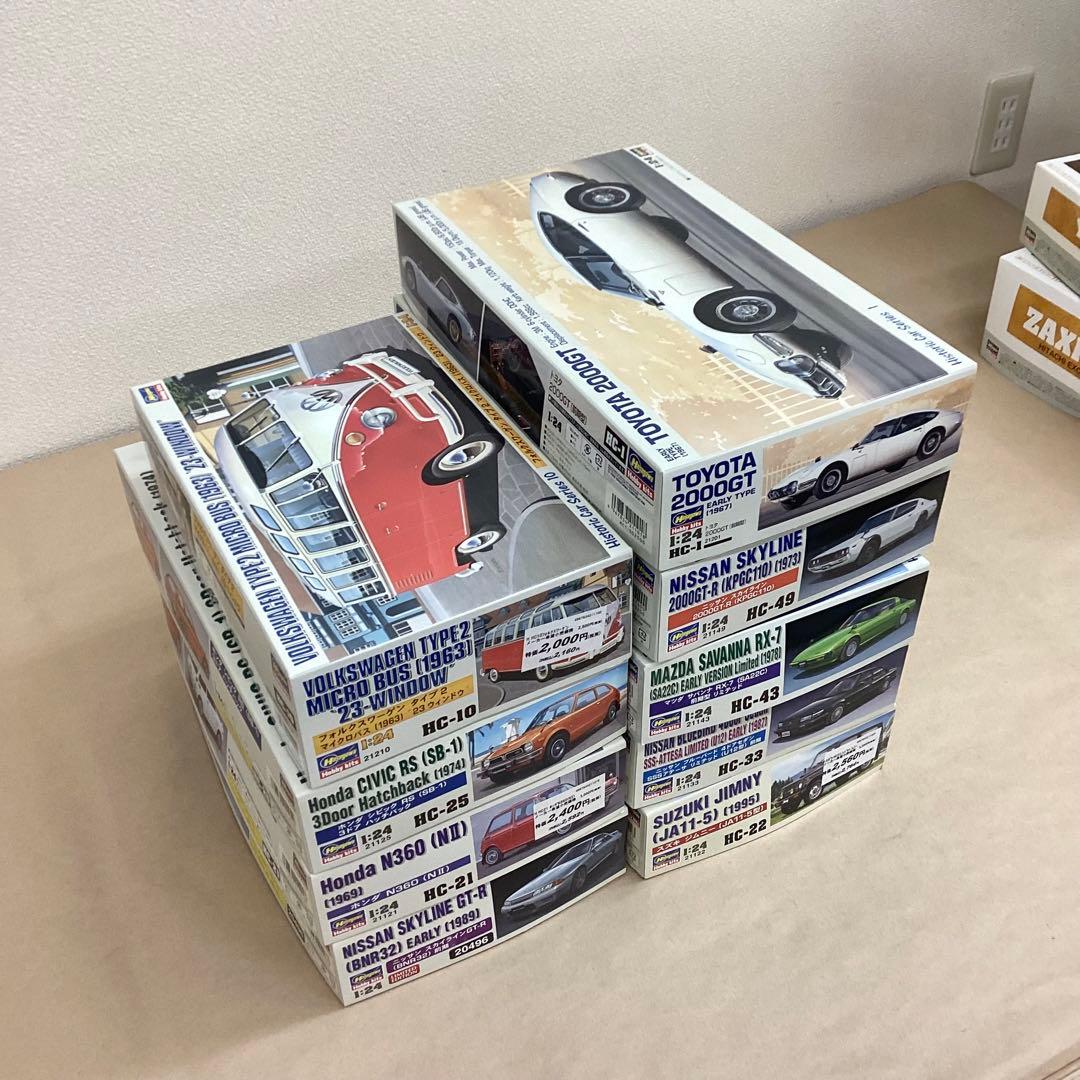 ハセガワ 1/24スケール 旧車・名車プラモ9個セット 未組立品 - メルカリ