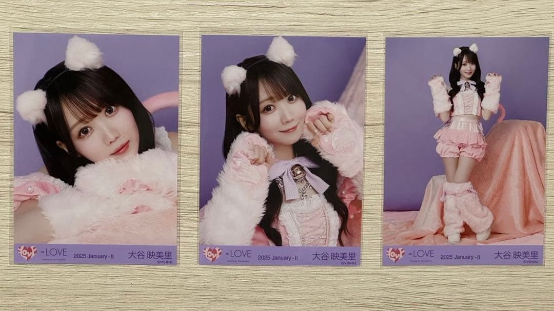 LOVE イコラブ 7周年 猫衣装 生写真 大谷映美里 3種コンプ - メルカリ