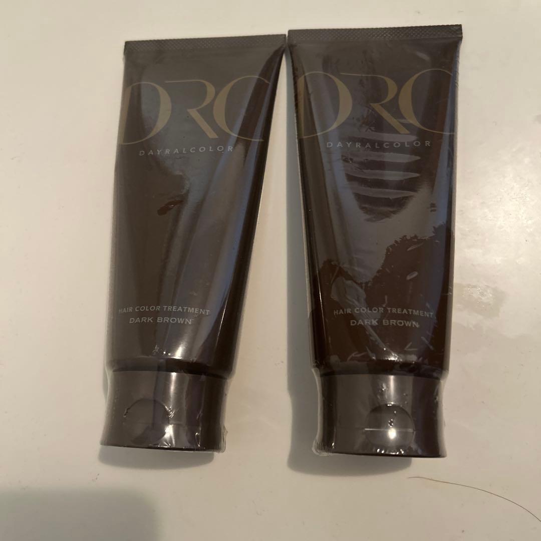 ヘアカラートリートメント デイラルカラー ダークブラウン200g✖️2本