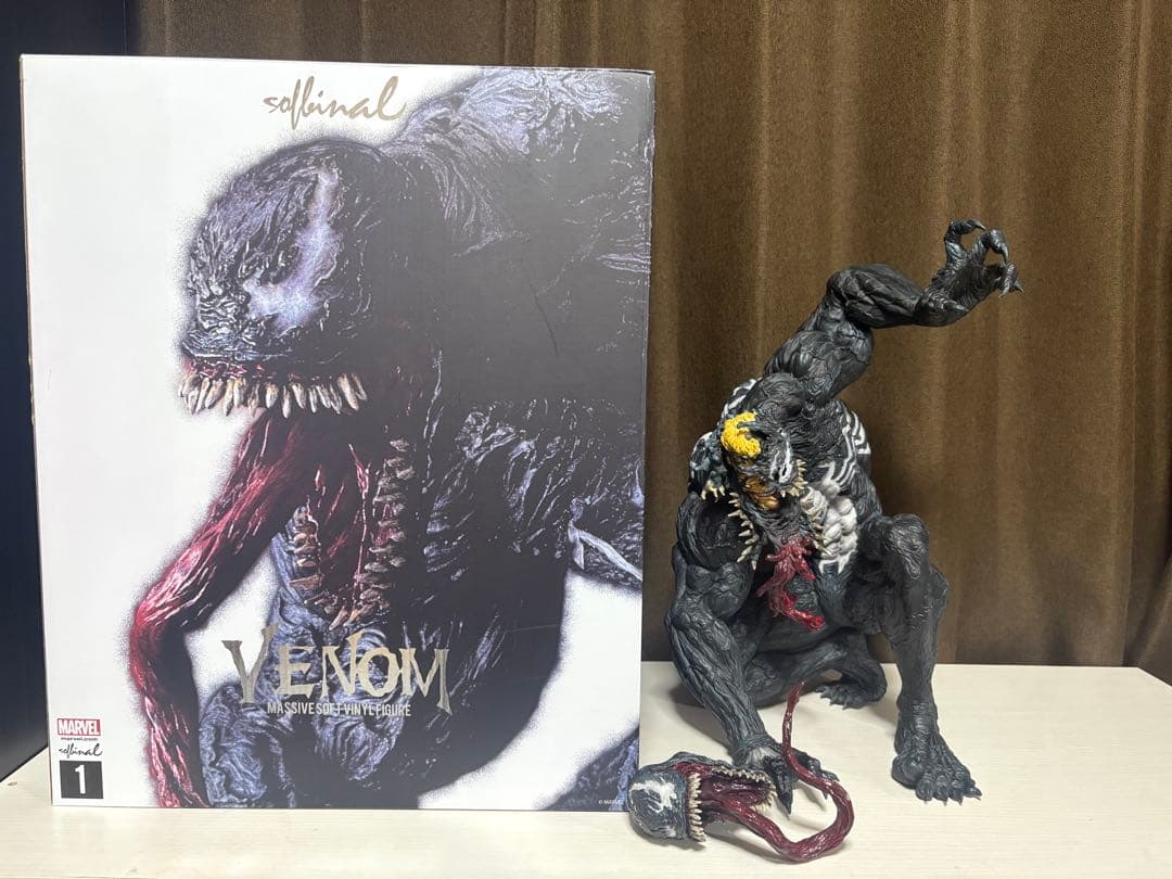 ソフビナル ヴェノム　ver1.0 ヘッドパーツ付き ヴェノム Sofbinal(ソフビナル)フィギュア : ヴェノム | HMV&BOOKS