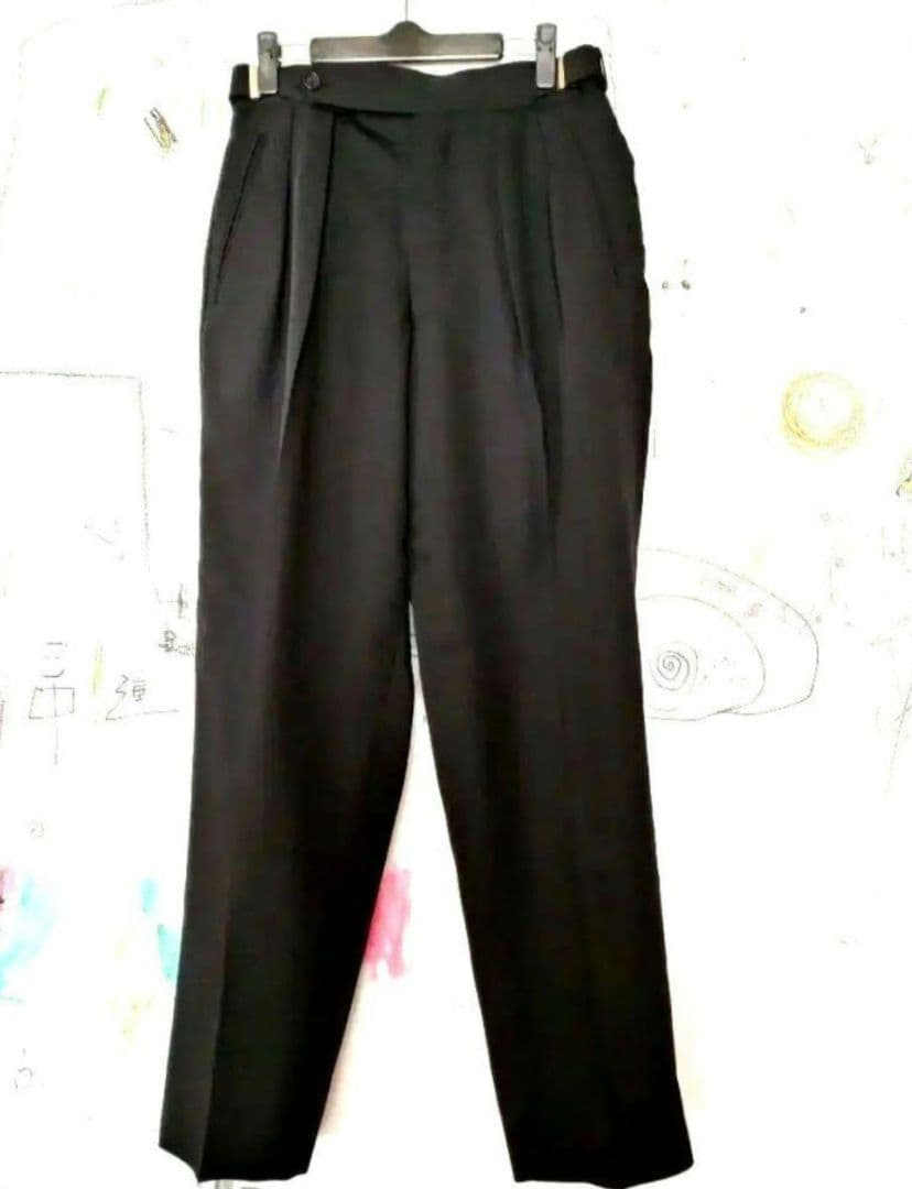 yohji yamamoto pour hoome美品背抜きダブルスーツ丸文字 - メルカリ