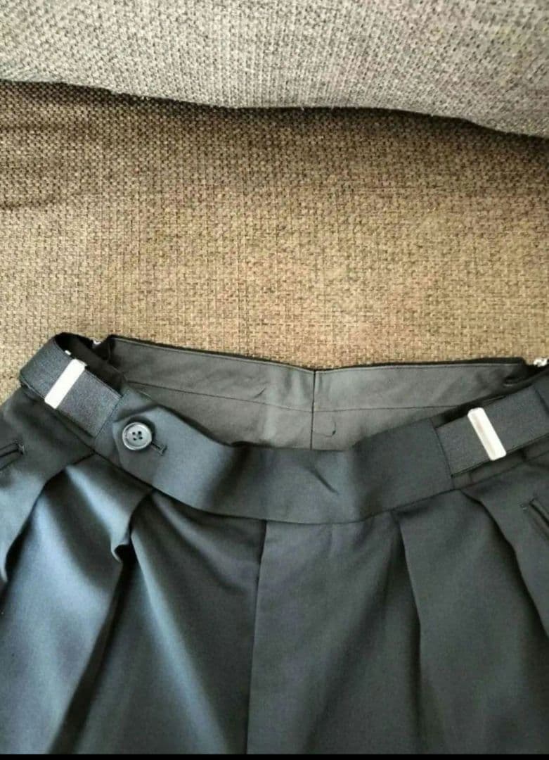 yohji yamamoto pour hoome美品背抜きダブルスーツ丸文字 - メルカリ