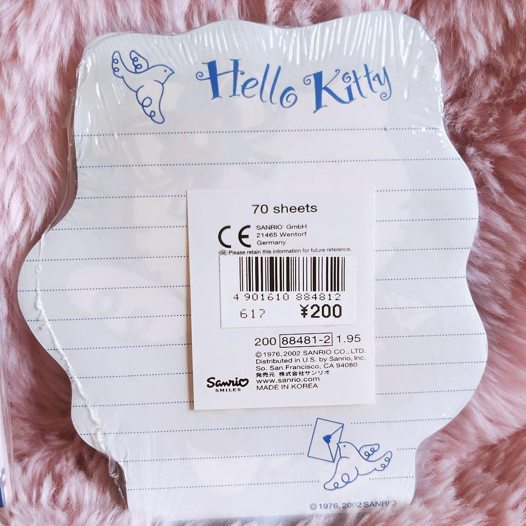 希少レア ハローキティ エンジェル 海外限定 メモ 2002年製 サンリオ