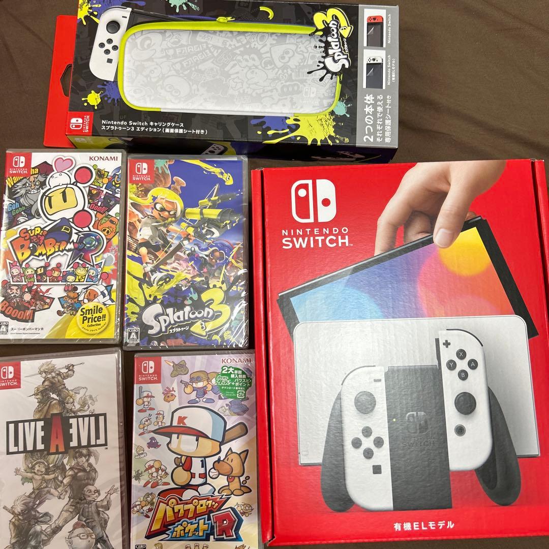 全て未使用！Switch本体、ソフト、ケース 楽天市場】Nintendo Switch 本体ケース クリア ハードケース 分体式