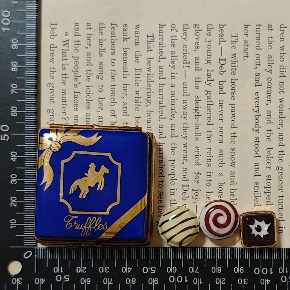 リモージュボックス チョコレート ショコラ フランス製 ミニチュア