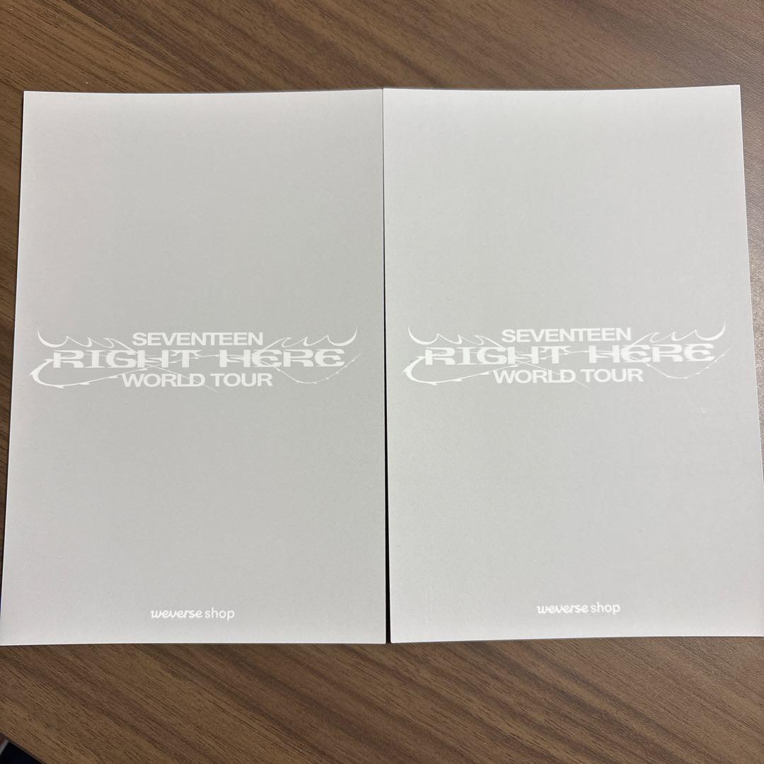 seventeen ポストカード 集合 VOD特典 right here - メルカリ