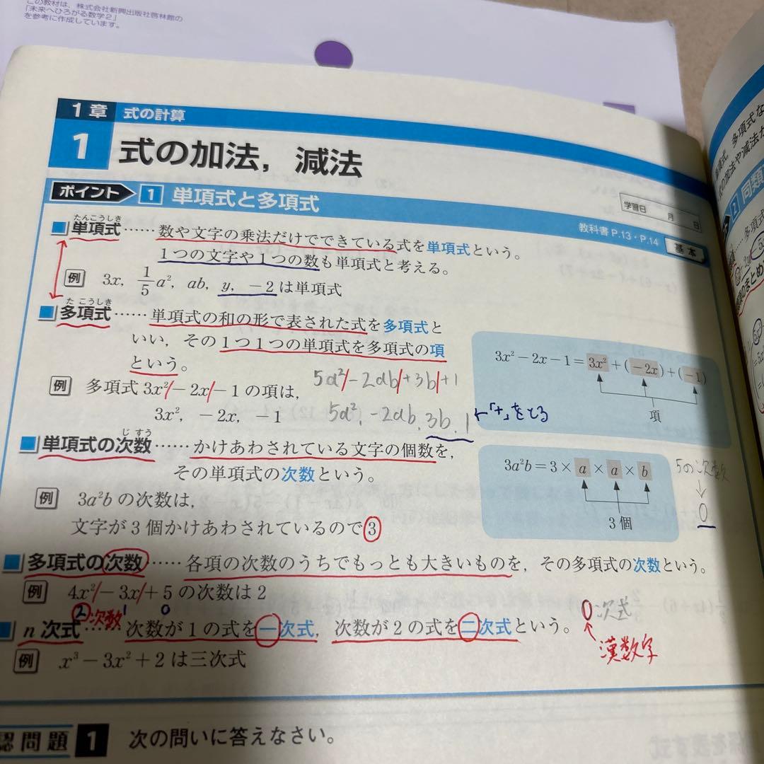 iワーク 中2 数学 3冊セット - メルカリ
