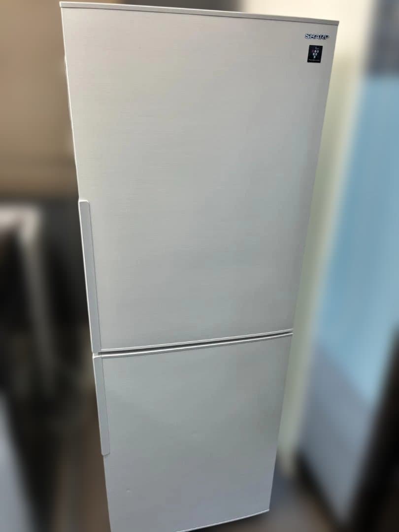 【動作確認済・送料込】冷蔵庫　SHARP　SJ-PD28G-W　2021年製 SHARP/シャープ 2ドア冷凍冷蔵庫 SJ-PD28G-W 2021年製 280L (栃木買取
