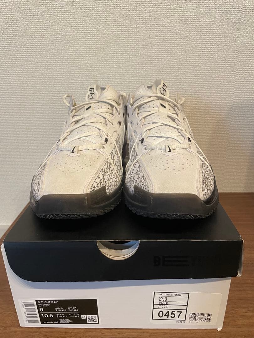 NIKE ナイキ G.T. カット3 EP 27cm NIKE AIR ZOOM G.T. CUT 3 EP ナイキ エア ズーム GT カット 3 【MEN'S