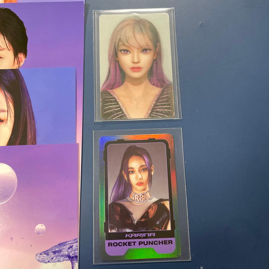 aespa SAVAGE アルバム カリナ ニンニン ウィンター ランダムトレカ