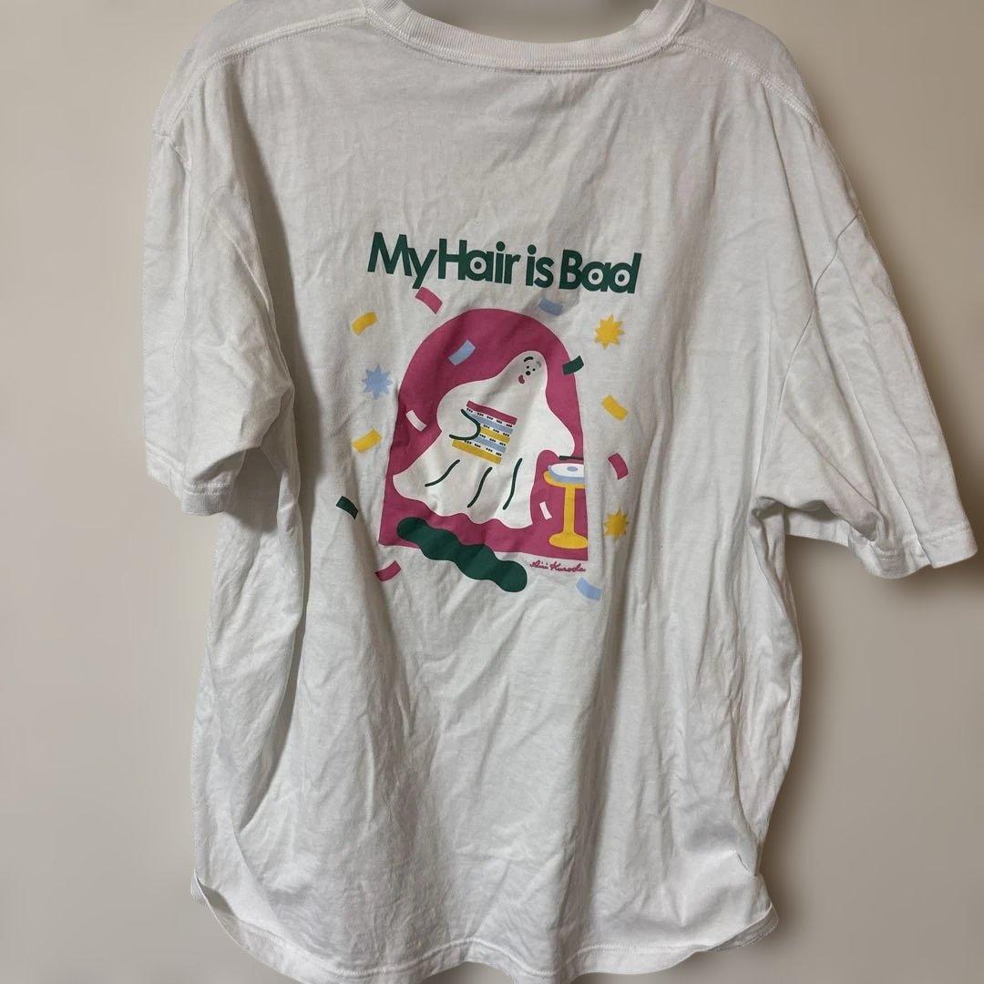 My Hair is Bad Tシャツ ホワイト XLサイズ - メルカリ
