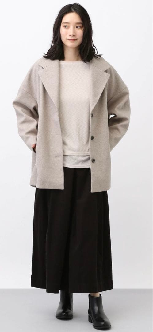 特価！《natural by clip》コクーンミドルコート