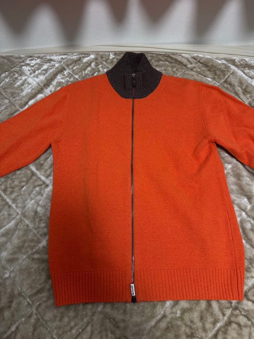 ETRO オレンジブラウン ジッパーセーター M 楽天市場】ETRO メンズ Vネックセーター ニットトップス オレンジ