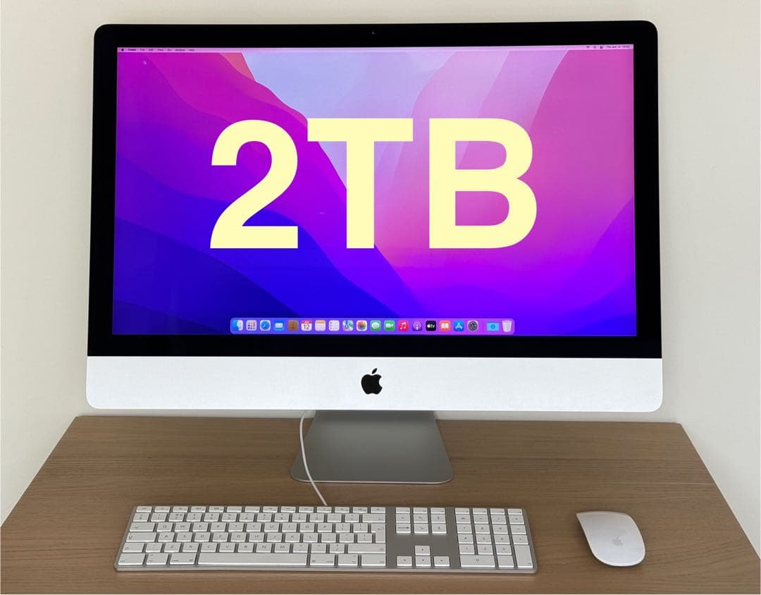 iMac 2TB 5K 27インチ メモリ24GB 2015 iMac 2015年製 27インチ 5K メモリ24GB 【公式通販】