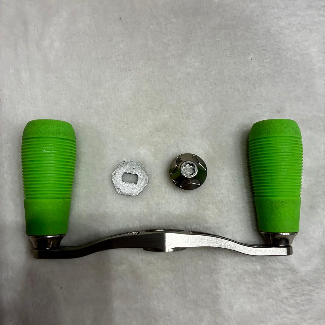 DRT バリアル シルバー 95mm グリーン ホイールキャップ シマノ 左 DRT バリアル シルバー 95mm グリーン ホイールキャップ シマノ 左 DRT