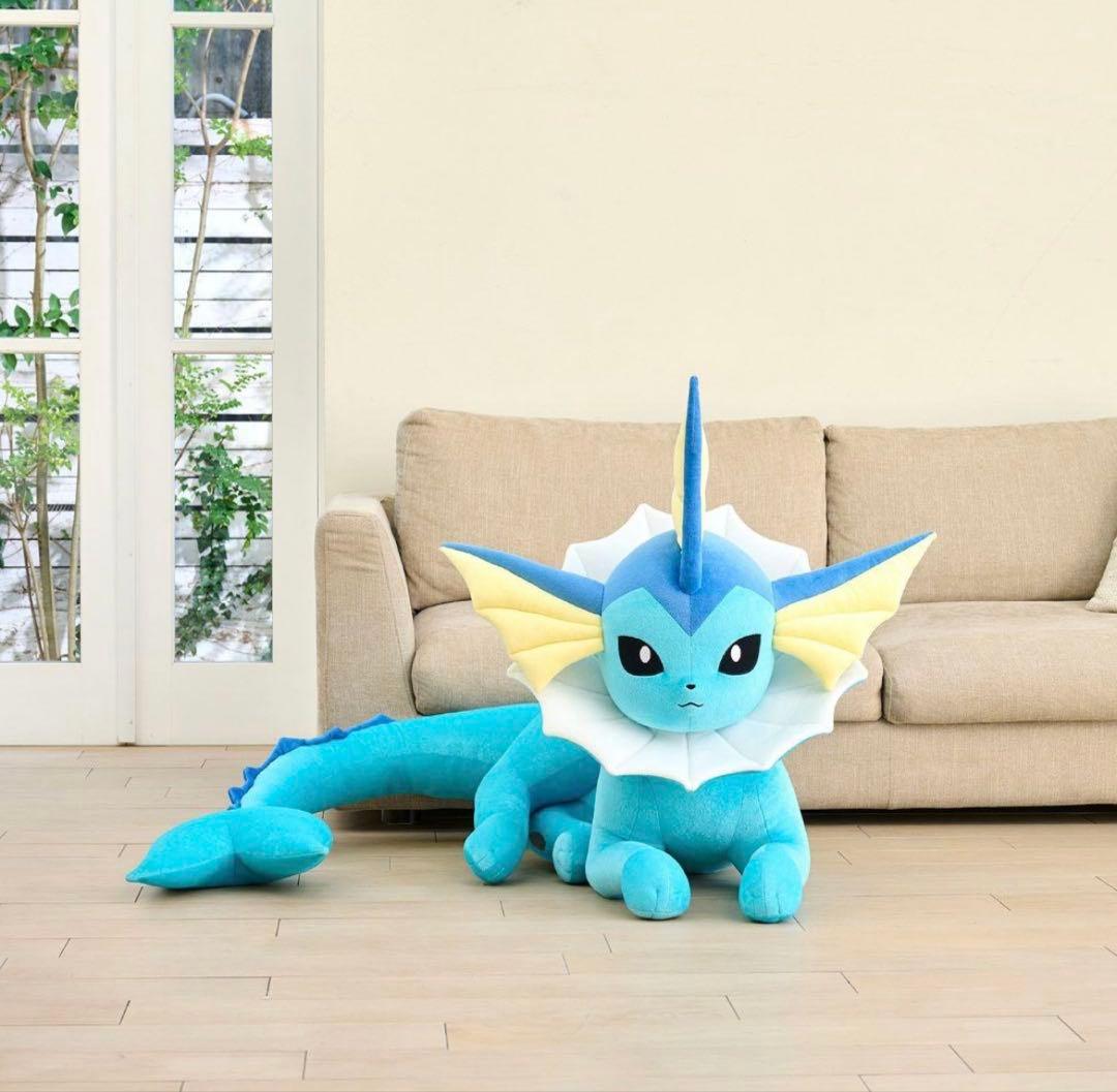 ポケモンセンターオンライン ぬいぐるみ 等身大 シャワーズ 寝そべり