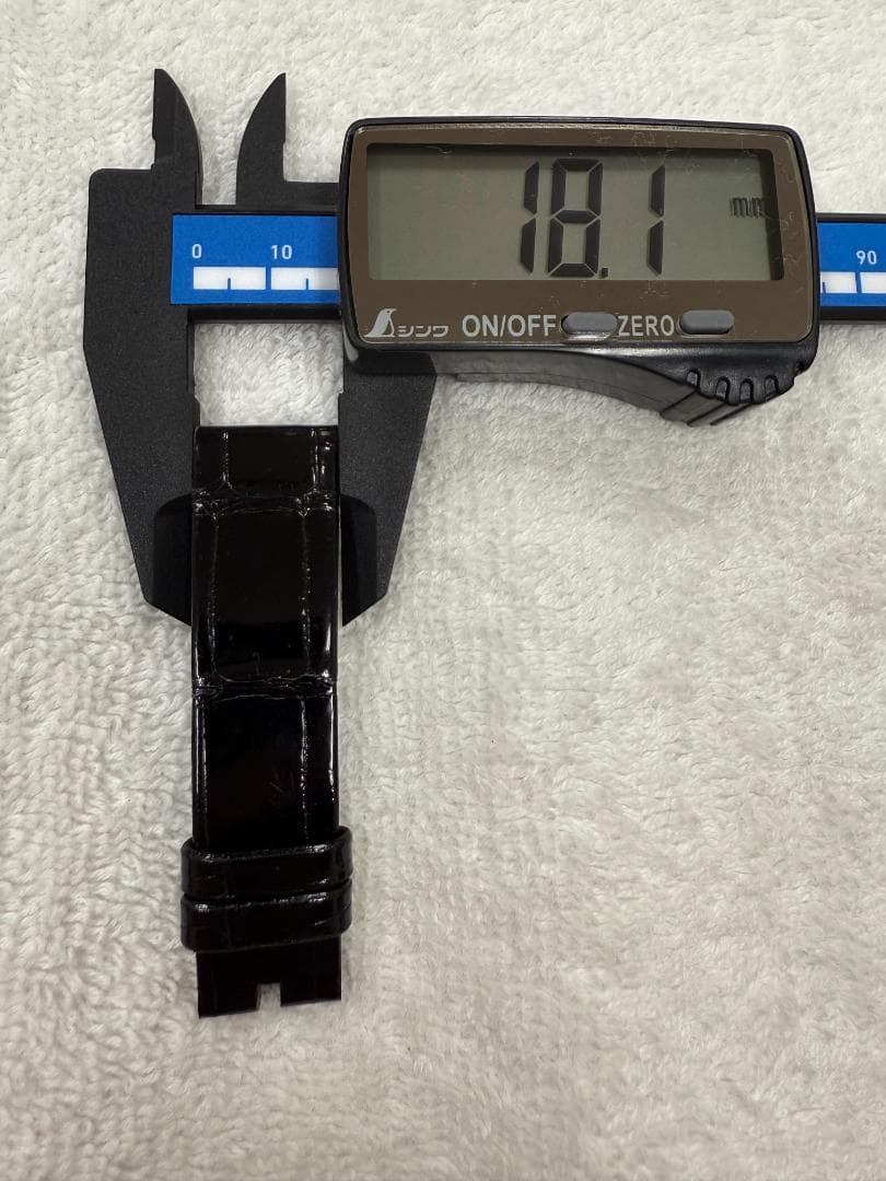 クロコ ベルト コルム 純正 18mm CORUM