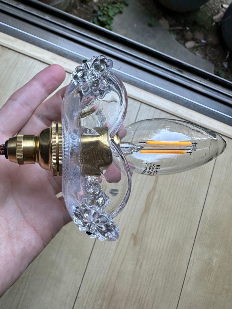 1920年代 フランス アンティーク 雨に濡れた可愛いお花のミニ