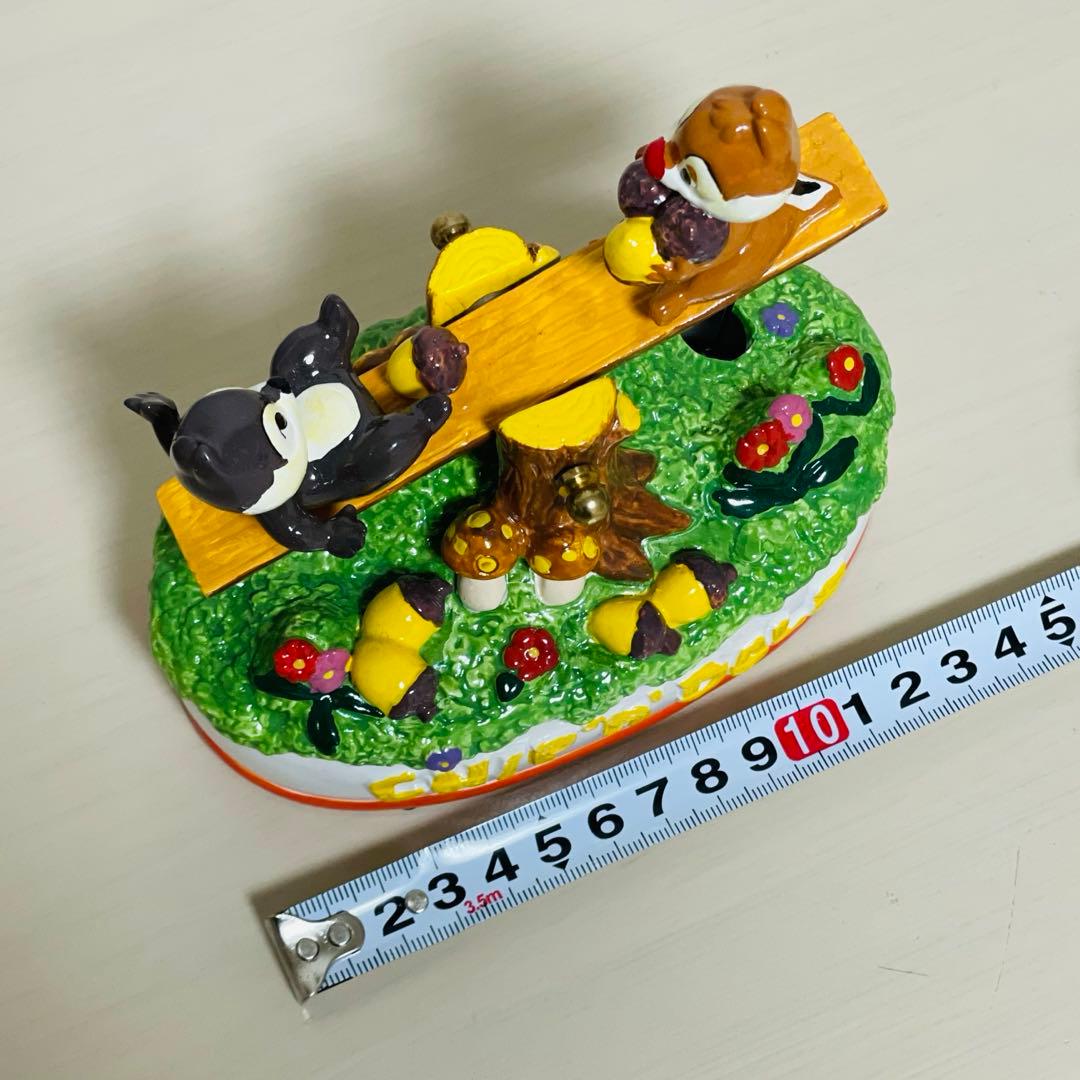 希少レア Sankyo Disney チップとデール オルゴール 陶器製 - メルカリ