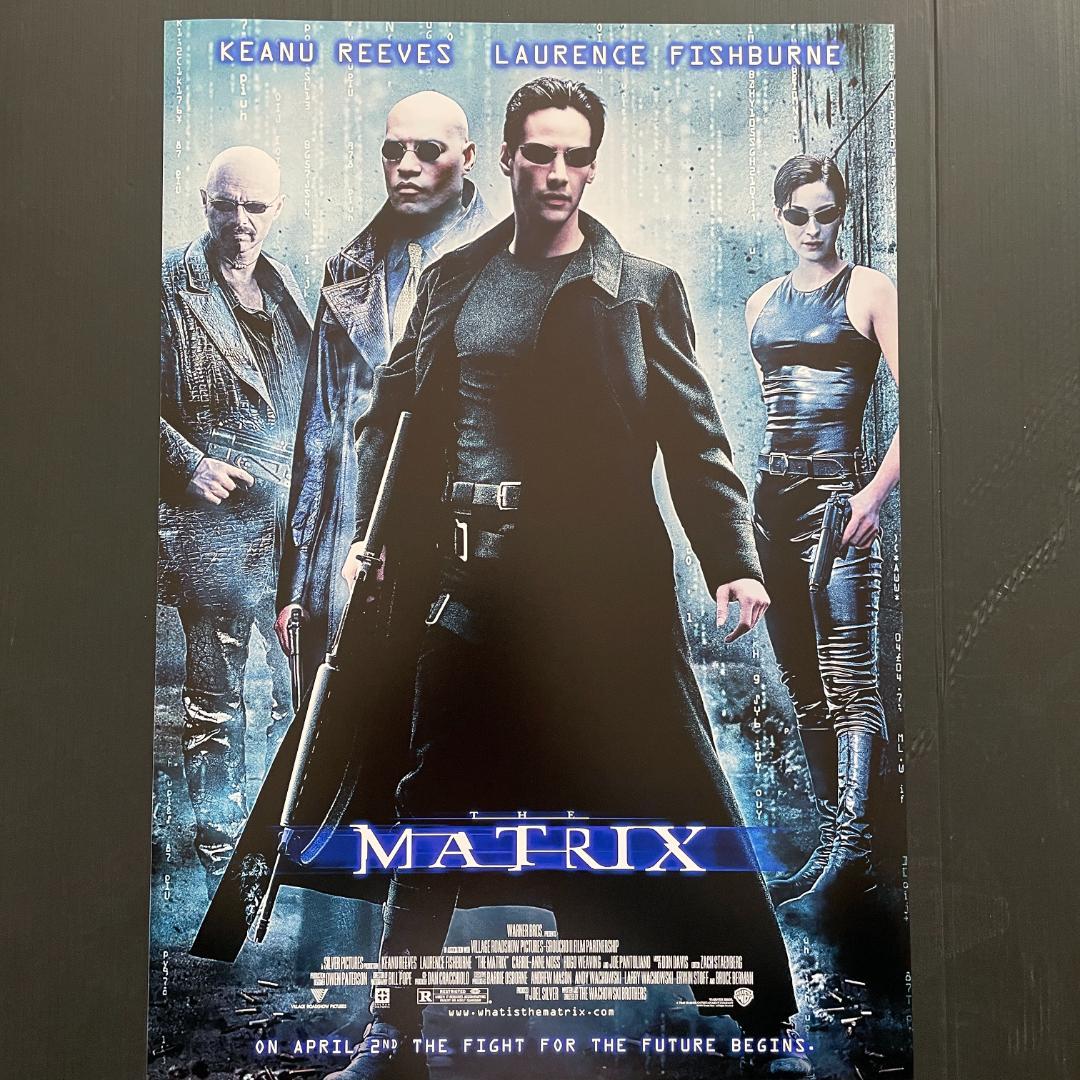 US版ポスター『マトリックス』（The Matrix）☆キアヌ・リーブス