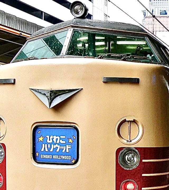 JR西日本 485系（びわこハリウッド/大阪）前面側面カット幕 ラミネート加工