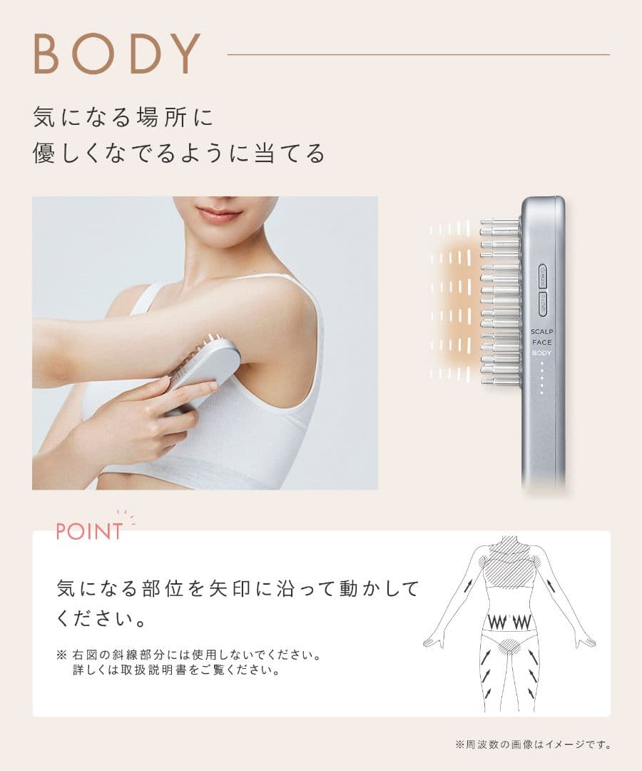 ★新品未使用★SALONIA《サロニアEMSリフトブラシ》デンキブラシ