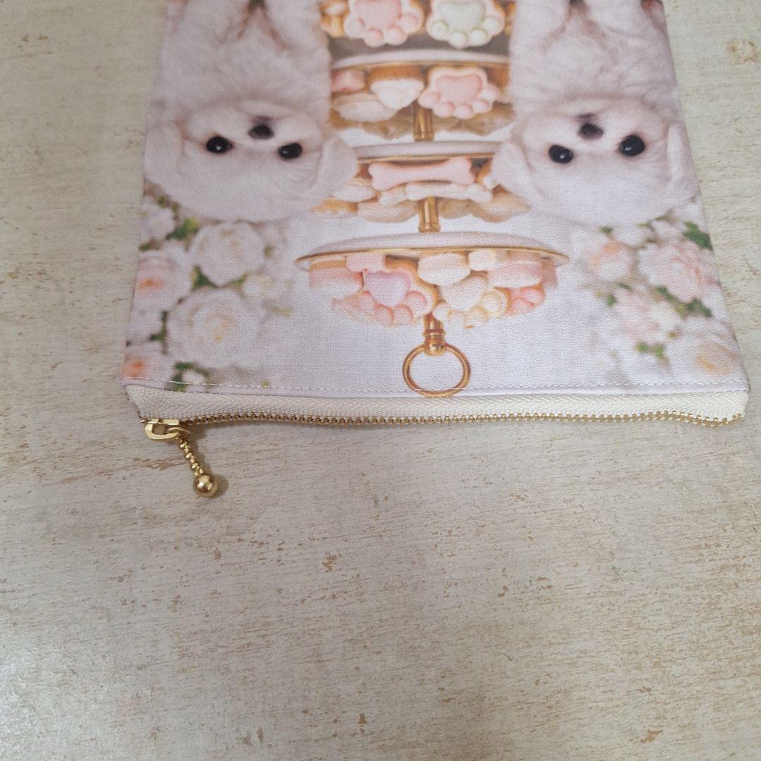 激レア柴犬パネル生地 ハンドメイド まちなしバッグ ミニバック ポーチ