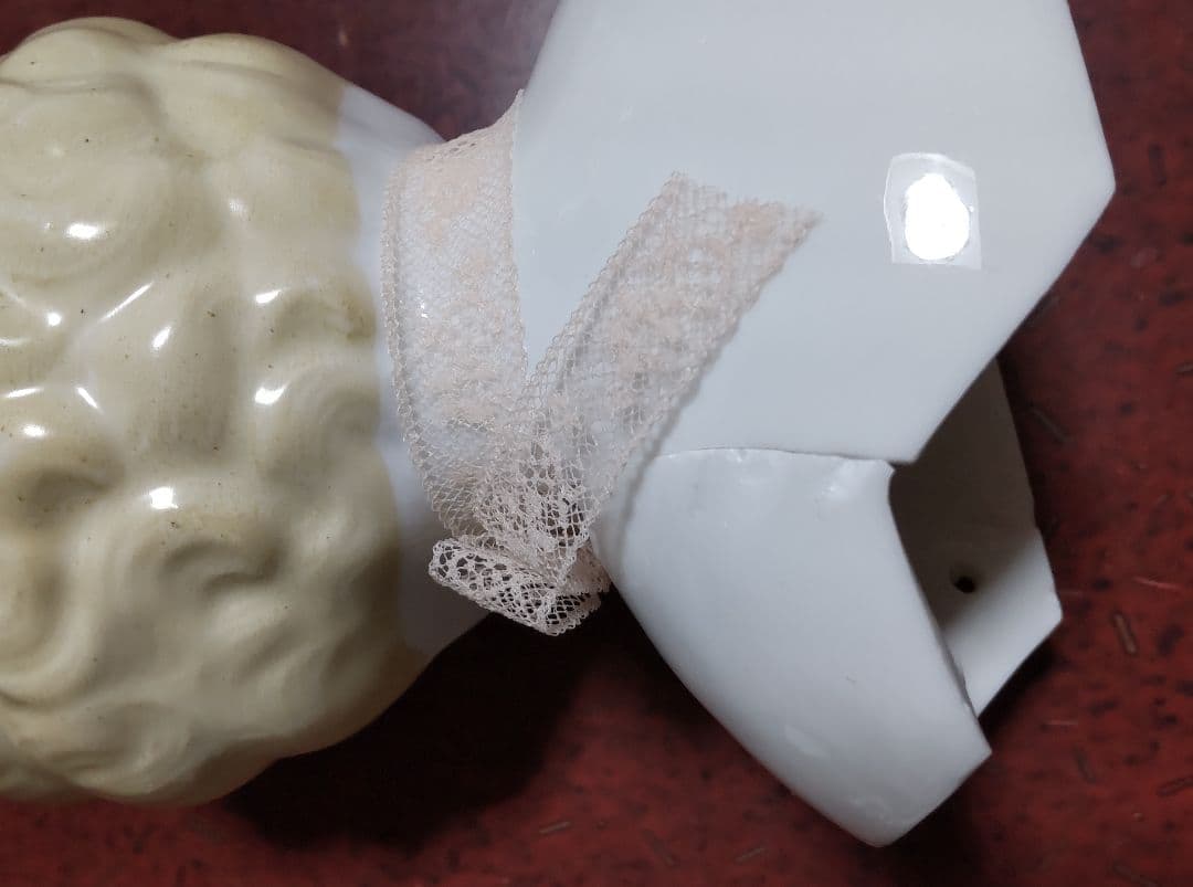 フランス アンティーク チャイナヘッド 難有り