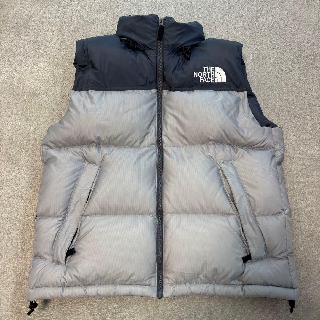 THE NORTH FACE ヌプシダウンベスト ND92232 グレー M - メルカリ