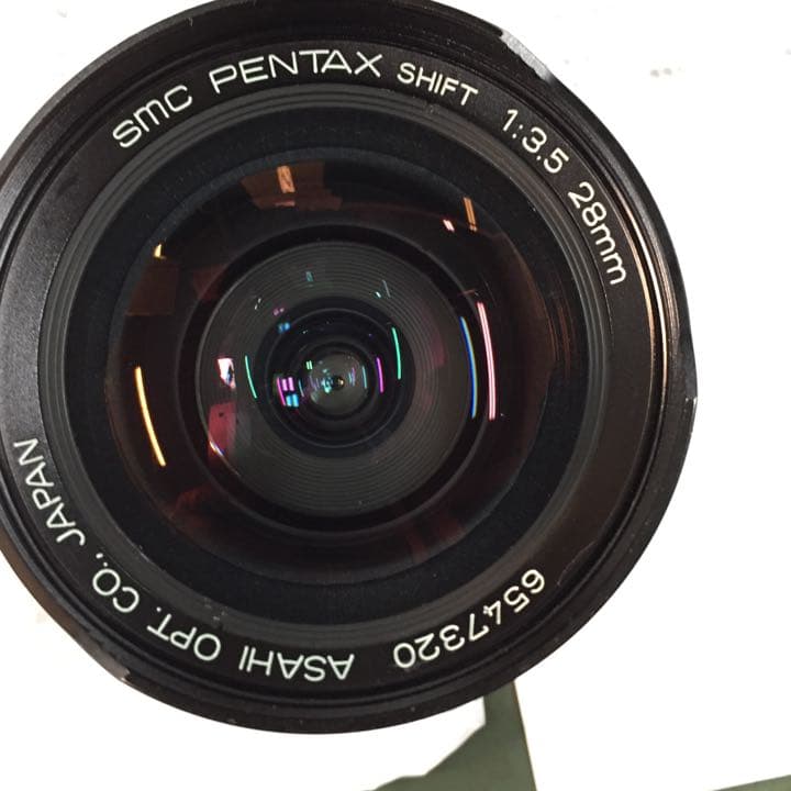 希少ペンタックスシフトレンズ28mm 3.5 shift