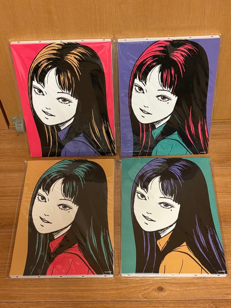 富江　アートボード　4色セット　伊藤潤二　キャンバス　キャラクターグッズ 伊藤潤二/富江 4カラーアートボードY/イエロー｜墓場の画廊ONLINE STORE