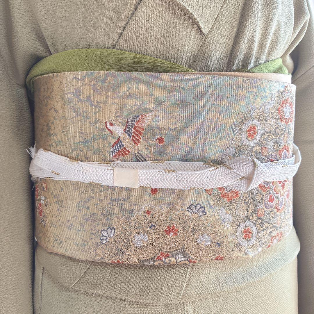 色無地 フルセット 着物 正絹 卒業式 入学式 一つ紋 落款 J10 - メルカリ