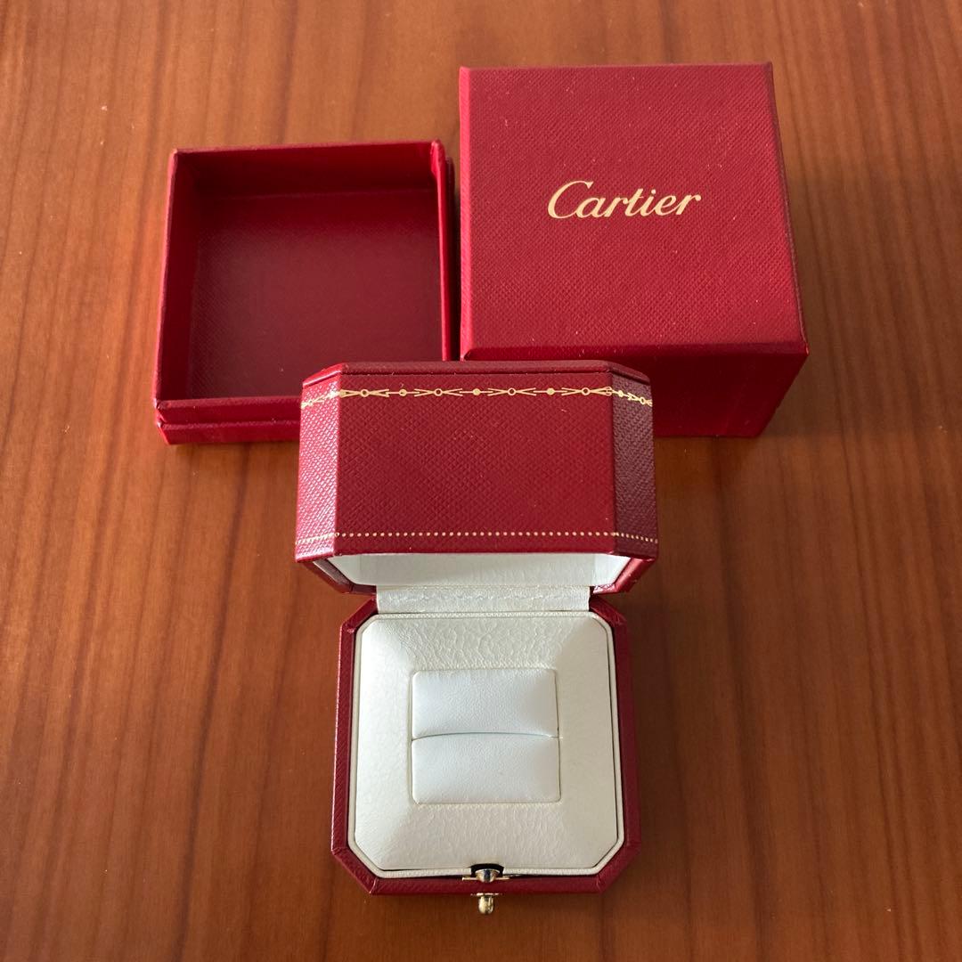 Cartier レッドレザー リングボックス - メルカリ