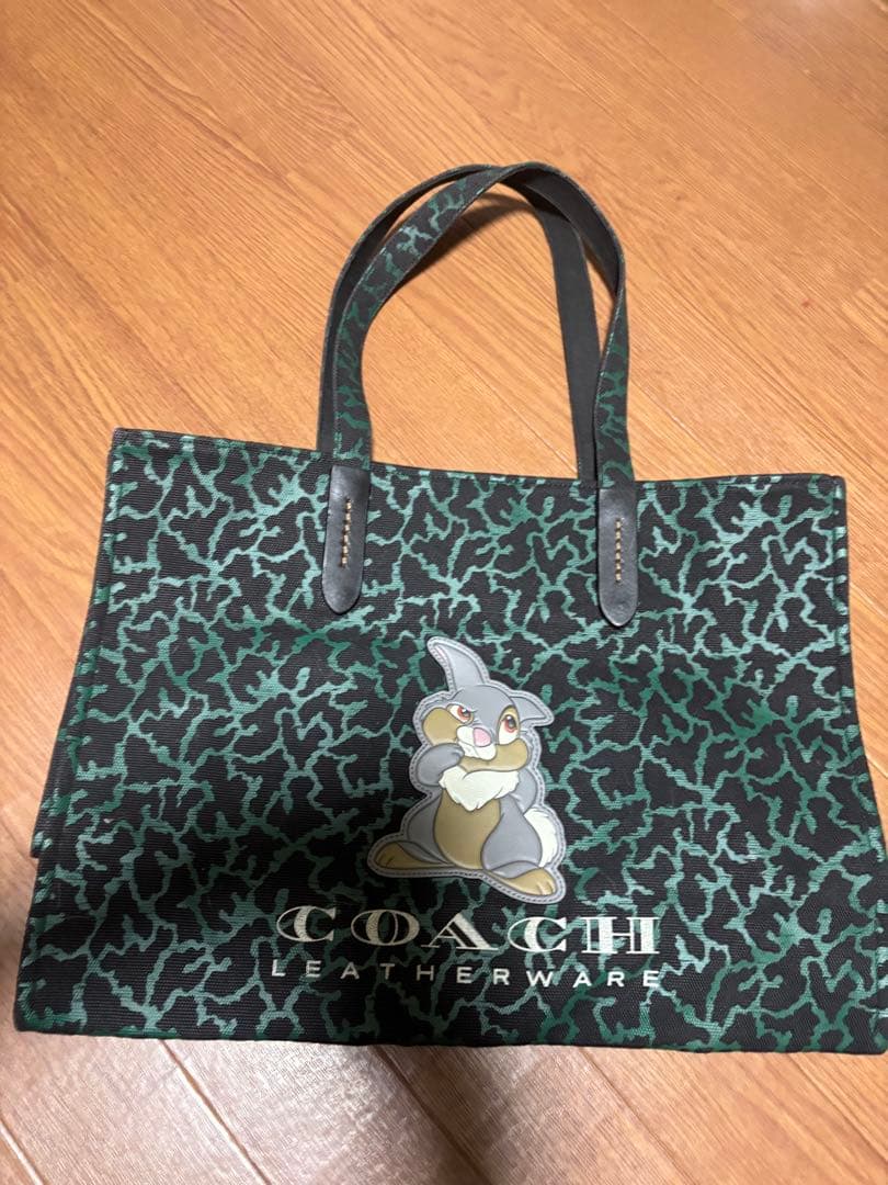 コーチ　ディズニー　とんすけ　トートバッグ 楽天市場】【新品未使用品】【バッグ】COACH コーチ ディズニー コラボ