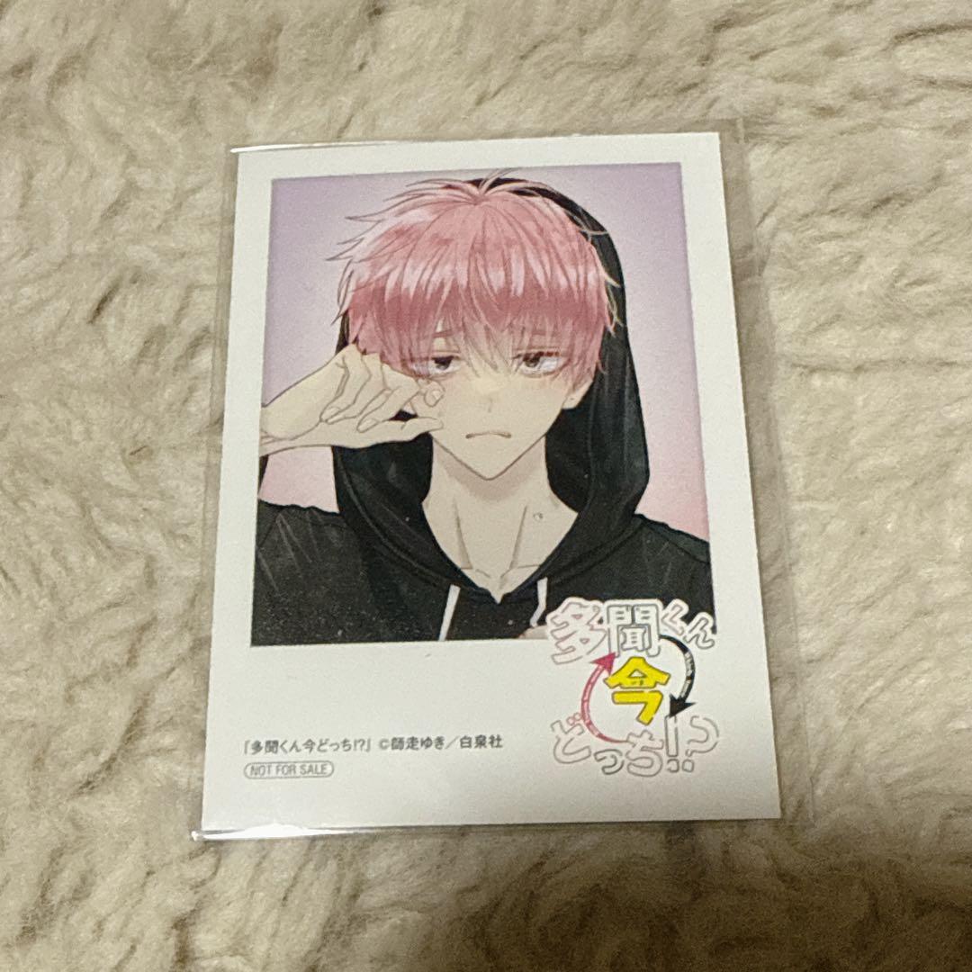 多聞くん今どっち！？ ミニフォトカード チェキ風 カード 福原多聞