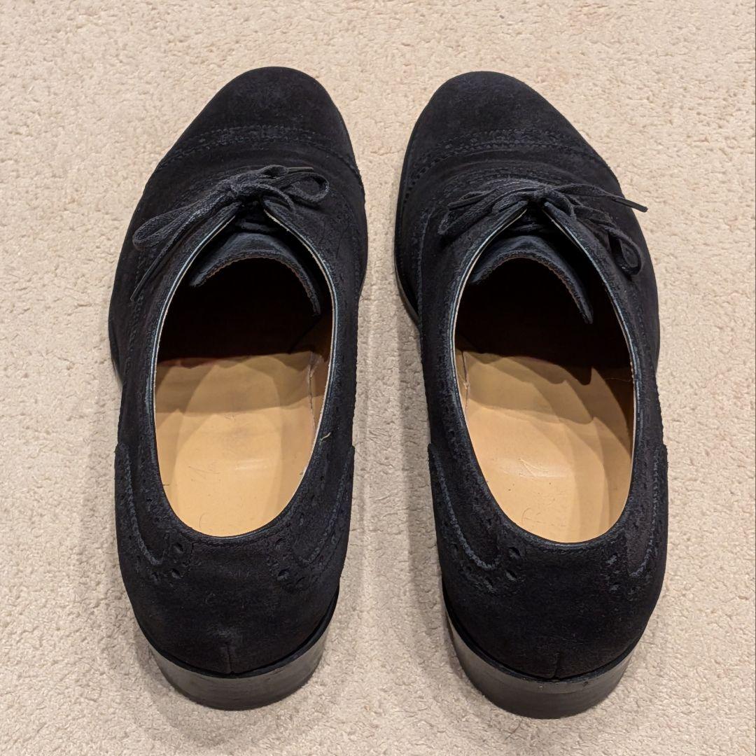 美品 RAYMAR クォーターブローグ 8 26cm スエード ブラック 黒 - メルカリ